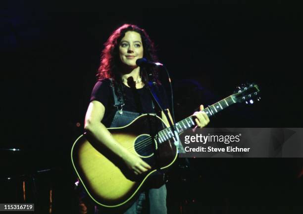 Sarah McLachlan performs during Lifebeat Allstar Benefit Concert - 7-13-1995 at Beacon Theater in New York City, New York, United States.