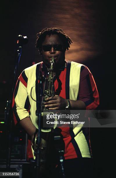LeRoi Moore of Dave Matthews Band during Lifebeat Allstar Benefit Concert - 7-13-1995 at Beacon Theater in New York City, New York, United States.