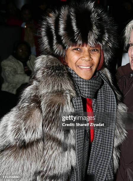 Jim Jones' mother during Def Jam "Icon" Launch Party at Ultra in New York, United States.