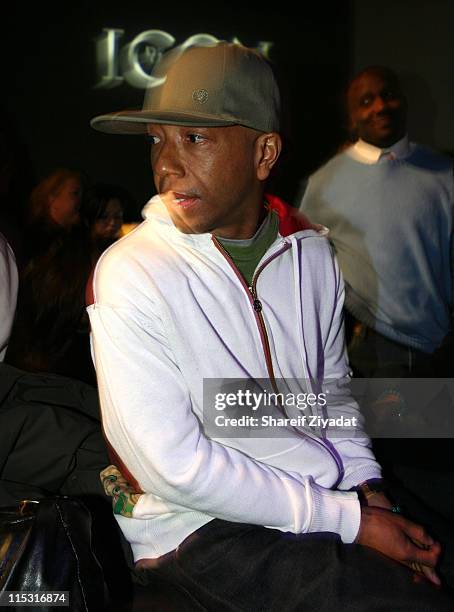 Russell Simmons during Def Jam "Icon" Launch Party at Ultra in New York, United States.