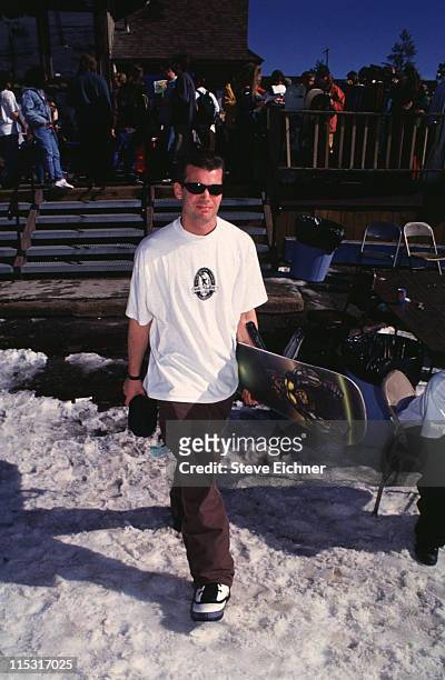 Helmut during Board Aid Lifebeat Benefit - 3-15-1995 at Big Bear, California, United States.