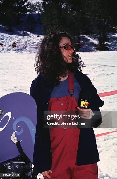 Kennedy, MTV VJ during Board Aid Lifebeat Benefit - 3-15-1995 at Big Bear, California, United States.