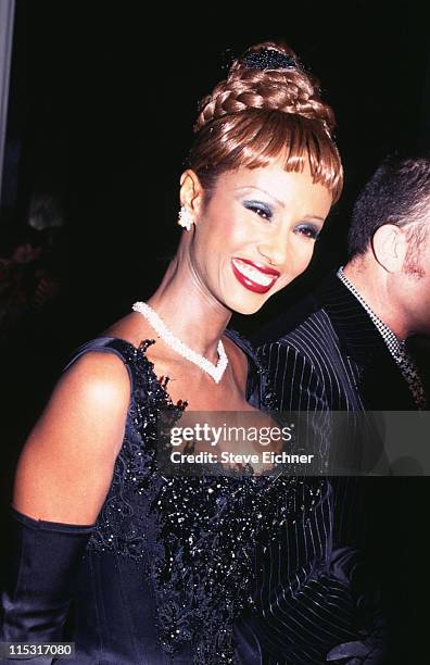 Iman during The Costume Institute Gala Honors Christian Dior at Metropolitan Museum of Art in New York City, New York, United States.