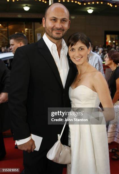 Steve Bastoni and Bianca Pirrotai during "Casino Royale" Australian Premiere - Red Carpet at State Theatre,Sydney in Sydney, NSW, Australia.