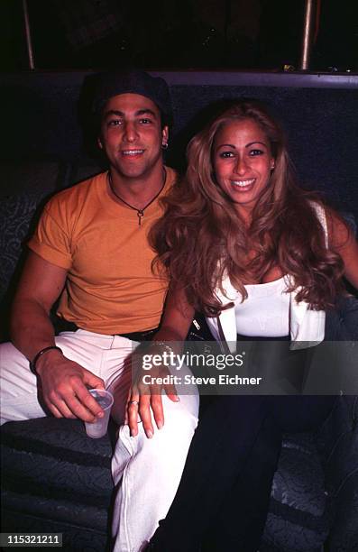 Fast Eddie Mallia & Carol Shaya during Carol Shaya at Expo - 1995 at Expo in New York City, New York, United States.