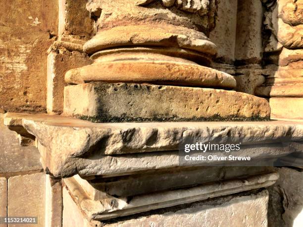 Stone Base Example 136 Stone Column Base Stock Photos, High-Res Pictures, and Images ...