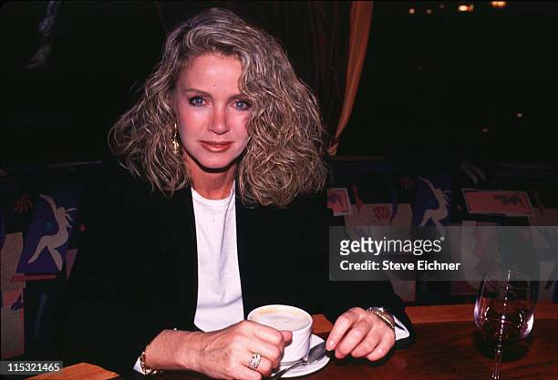 Donna Mills during Donna Mills at Iridium - 1994 at Iridium in New York City, New York, United States.