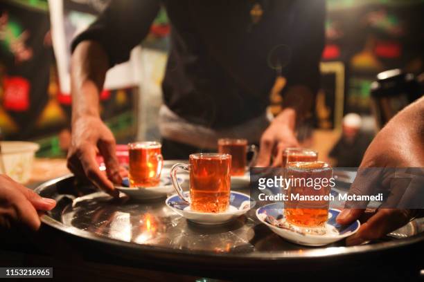 tea time - arabic food stock-fotos und bilder