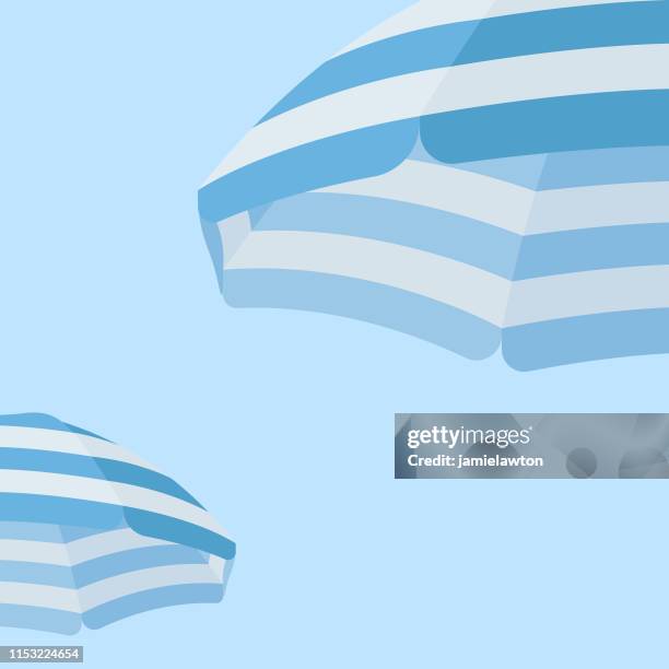 parasol beach umbrella background - summer swimming pool background stock illustrations