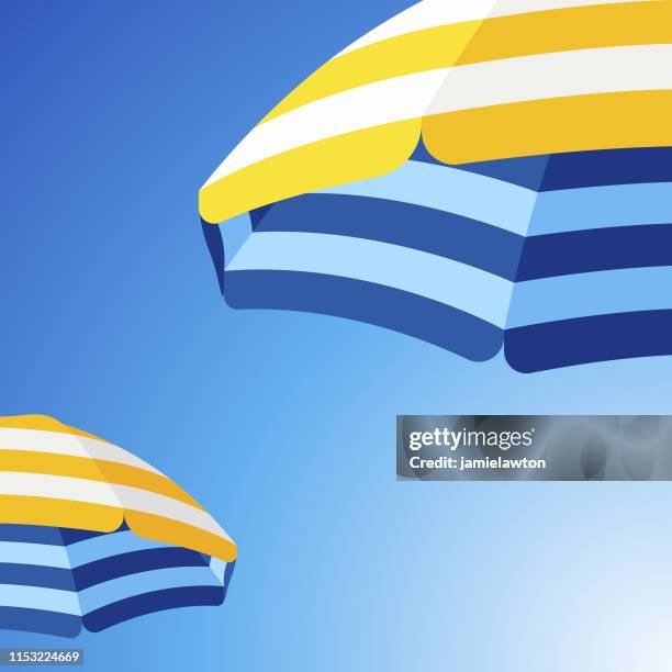 ilustrações, clipart, desenhos animados e ícones de fundo do guarda-chuva da praia do parasol - parasol