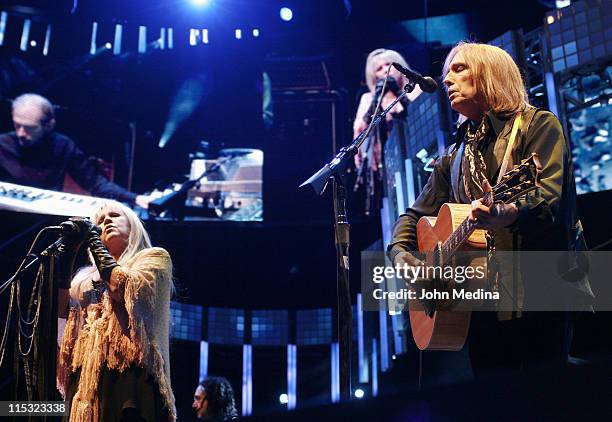 Stevie Nicks and Tom Petty during Tom Petty and The Heartbreakers Perform at The Greek Theater October 27, 2006 at The Greek Theater in Berkeley,...