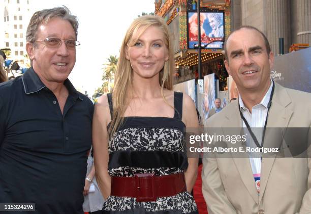 Tim Allen, Elizabeth Mitchell, and Mark Zoradi, Disney