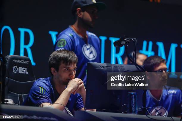 Team Evil Geniuses before the Grand Final during Esports ESL One Birmingham 2019 - Dota 2 at Arena Birmingham on June 02, 2019 in Birmingham, England.