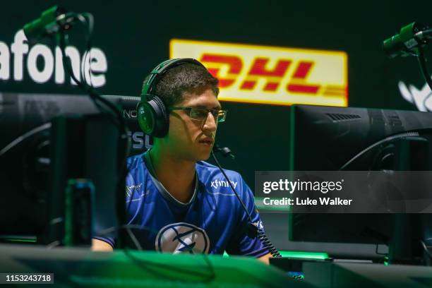 Tal Aizik of Team Evil Geniuses during The Grand Final during Esports ESL One Birmingham 2019 - Dota 2 at Arena Birmingham on June 02, 2019 in...