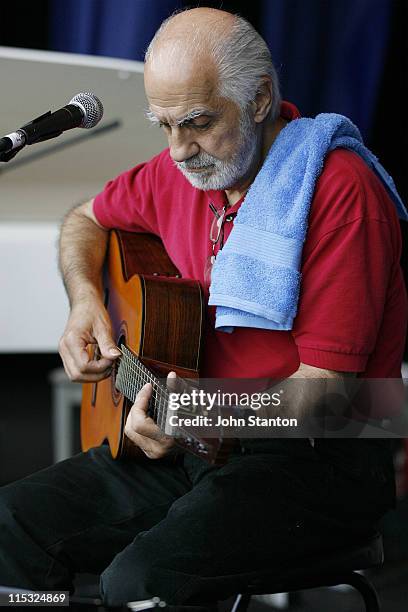 Oscar Castro-Neves during Jazz in the Domain NOITE BRASIL - Photocall at The Domain in Sydney, NSW, Australia.