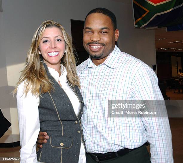 Sara Blakely and Lanero Hill during Sara Blakely Speaks to the Goizueta Business School in Atlanta - November 8, 2006 at Goizueta Business School in...