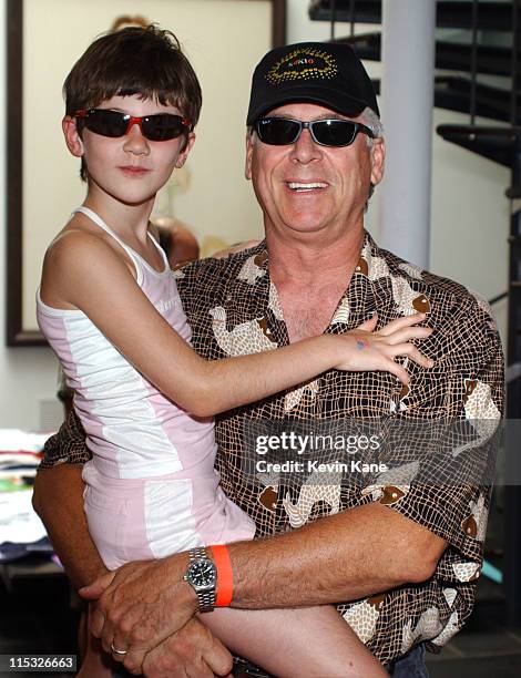 Barry Bostwick with daughter Cheleise during Ray Ban at the 10th Annual Kids for Kids Celebrity Carnival to benefit the Elizabeth Glaser Pediatric...