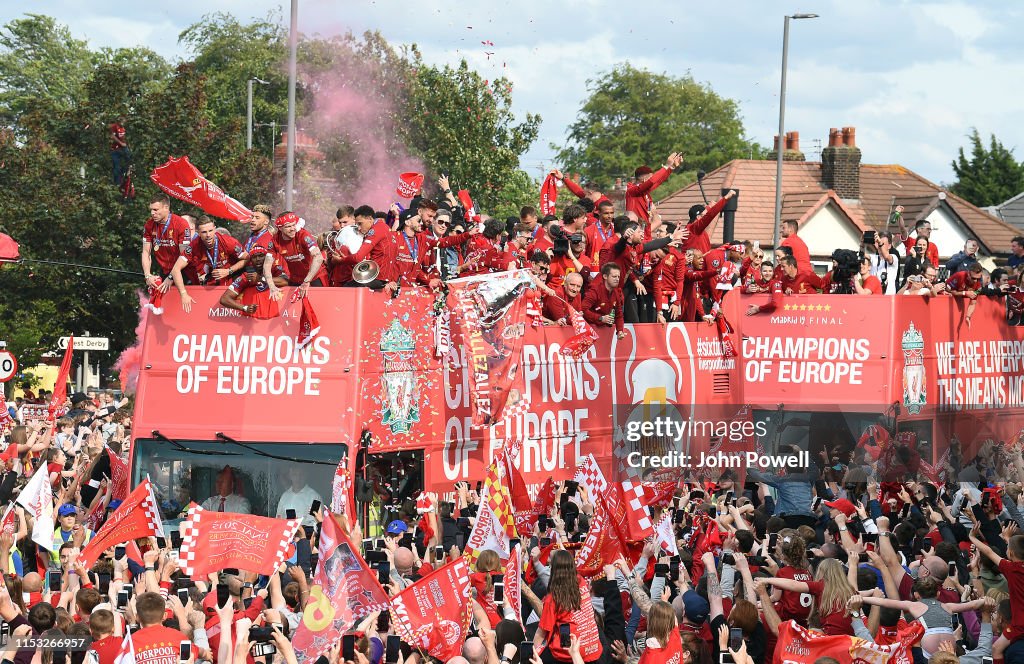 Liverpool Parade To Celebrate Winning UEFA Champions League