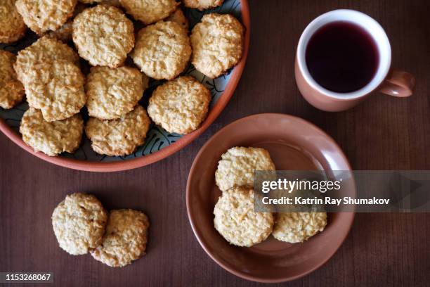 coconut cookies - gluten free! - coconut biscuits stock pictures, royalty-free photos & images