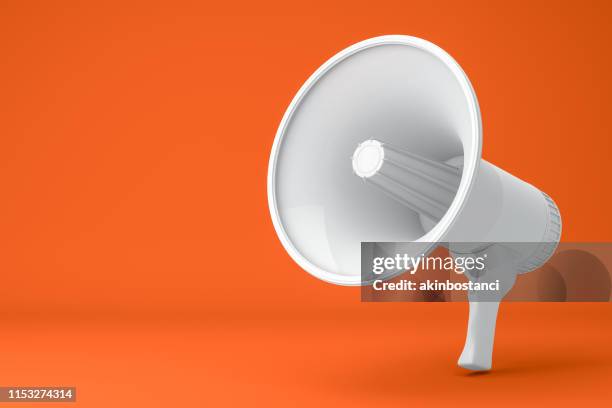 megafoon - megaphone stockfoto's en -beelden