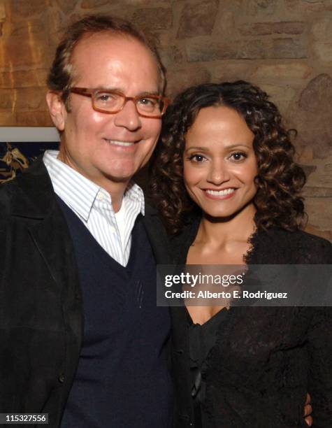 Bill Lawrence and Stephen Jacoby, Associate Publisher of Marketing of Esquire and Judy Reyes