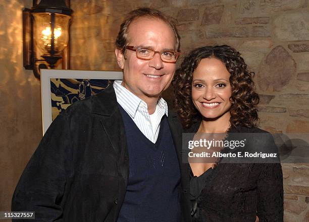 Bill Lawrence and Stephen Jacoby, Associate Publisher of Marketing of Esquire and Judy Reyes