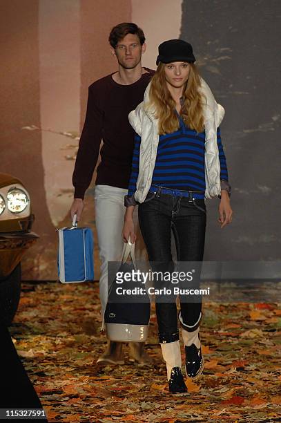 Rogenski and Fabiana Semprebom wearing Lacoste Fall 2007