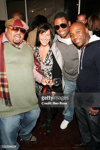 Jazze Pha, Tamara Knechtel, Ryan Glover, and Ambrose Inman, co-owners of Knitch Boutique