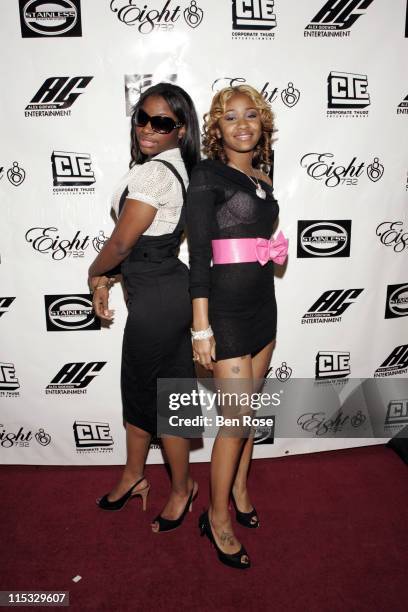 Princess and Diamond from Crime Mob during Young Jeezy's "The Inspiration Thug Motivation 102" Platinum Party - February 11, 2007 at The Velvet Room...