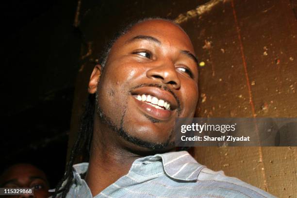 Lennox Lewis during VP Records 25th Anniversary - After Party at Roseland in New York City, United States.