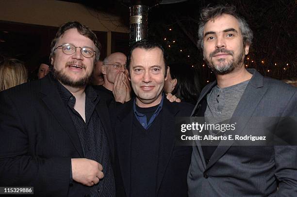 Guillermo del Toro, HBO's Colin Callender and Alfonso Cuaron