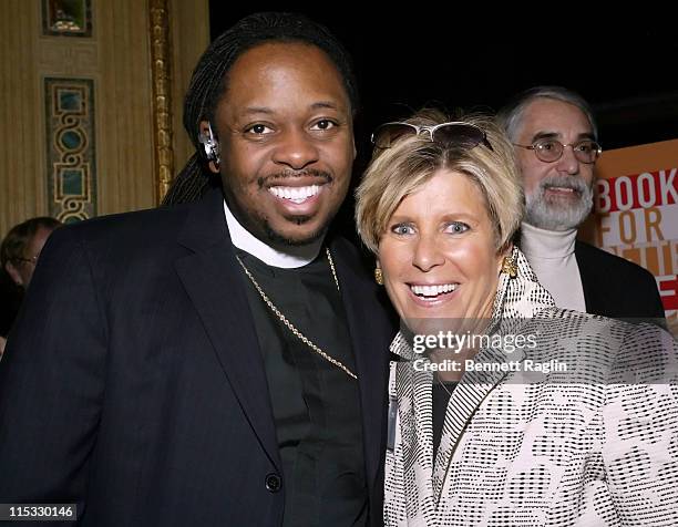 Bishop Bernard Jordan and Suze Orman during National Multiple Sclerosis Society Presents Books for a Better Life Awards, with "Today" Show Co-Anchor...