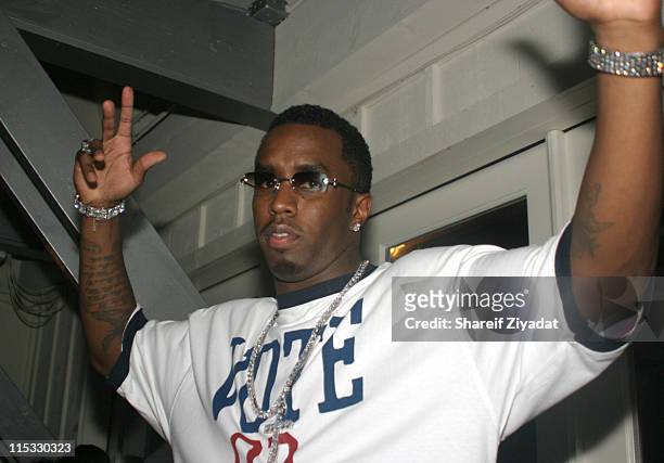 Sean "P. Diddy" Combs during PS2 Estate Day 3 - 6th Annual P. Diddy White Party at PS2 Estate in Bridgehampton, New York, United States.