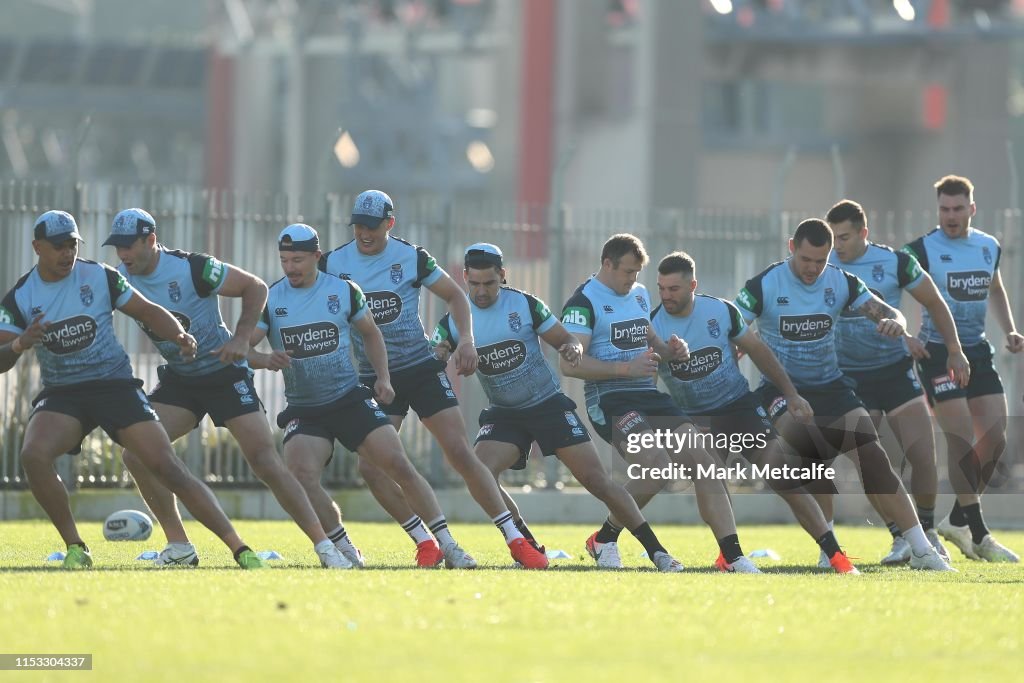 NSW Blues Training Session