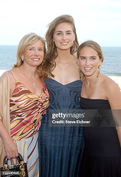 Sharon Bush, Lauren Bush, and Ashley Bush during Hamptons Magazine Celebrates the Covers Featuring Elite Models Lauren Bush and Amanda Hearst at...