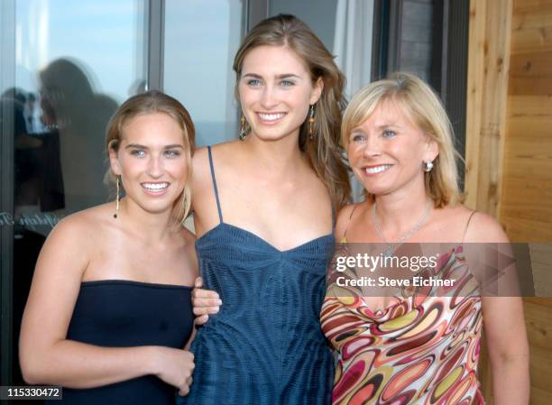 Ashley Bush, Lauren Bush and Sharon Bush during Hamptons Magazine Celebrates the Covers Featuring Elite Models Lauren Bush and Amanda Hearst at...