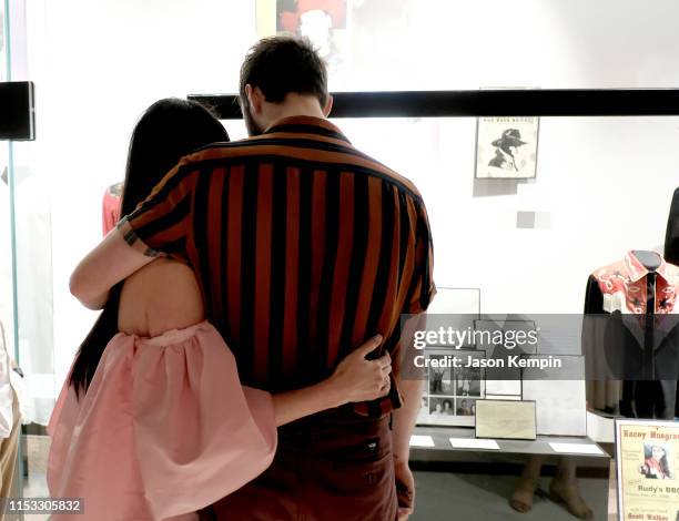 Ruston Kelly and Kacey Musgraves attend the Country Music Hall of Fame and Museum opening of new exhibition, Kacey Musgraves: All of the Colors, at...