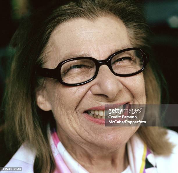 Norma Barzman, journalist and screenwriter, circa October 2005. Barzman, a communist, was writing during the time that the House Un-American...