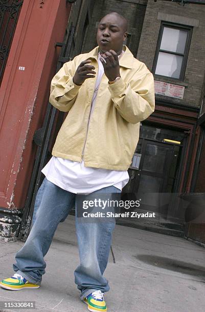 Jadakiss during Jadakiss Video Shoot - May 5, 2004 at Harlem in New York City, New York, United States.