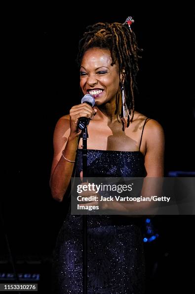 Simone Angel Singer American actress and singer Simone performs during the JVC Jazz... News ...