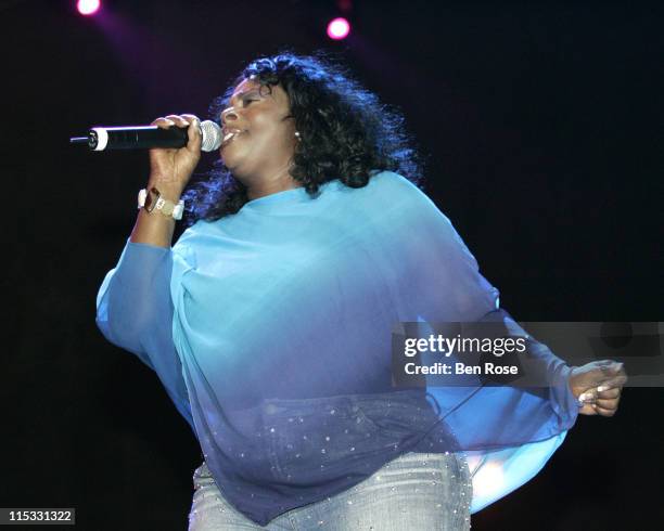 Angie Stone during SoulFest Atlanta 2004 - Day 1 at Turner Field - Green Lot in Atlanta, Georgia, United States.