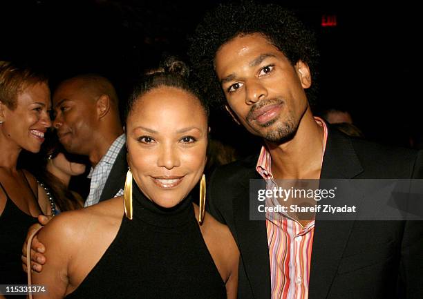 Lynn Whitfield and Toure during "Soul City" Book Release Party at Lotus at Lotus in New York, New York, United States.