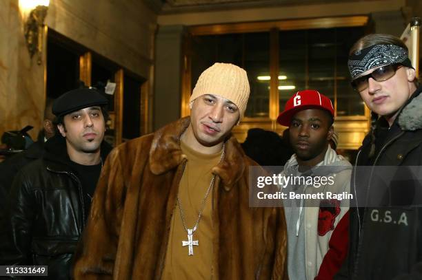 Kid Capri and guests during Vibe Magazine 150th Issue Party Hosted by Ciroc Vodka and Toyota - Arrivals at Cipriani's in New York, New York, United...