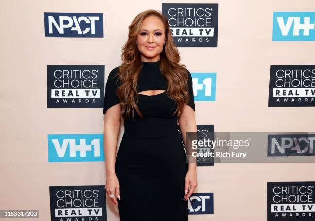 Leah Remini attends the Critics' Choice Real TV Awards at The Beverly Hilton Hotel on June 02, 2019 in Beverly Hills, California.