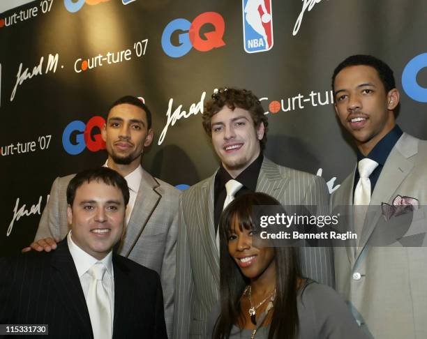 Jared Jefferies, David Lee, Channing Frye, Jared M and June Ambrose