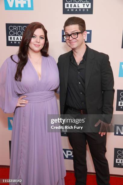 Katrina Weidman and Jack Osbourne attends the Critics' Choice Real TV Awards at The Beverly Hilton Hotel on June 02, 2019 in Beverly Hills,...
