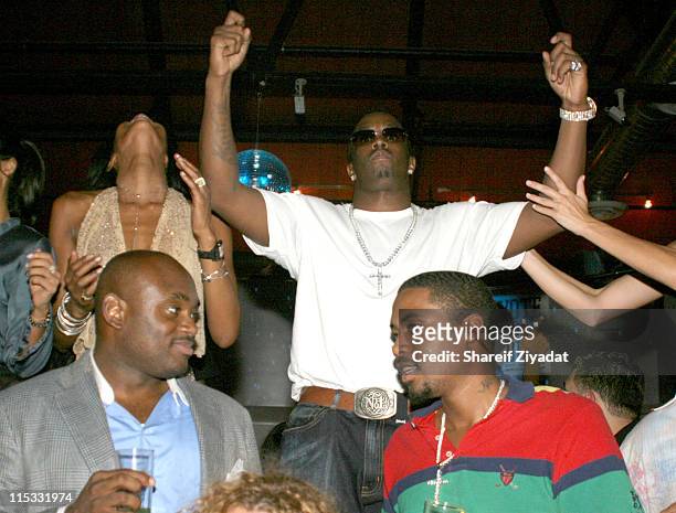 Naomi Campbell, Sean "P. Diddy" Combs, Steve Stout and Nas