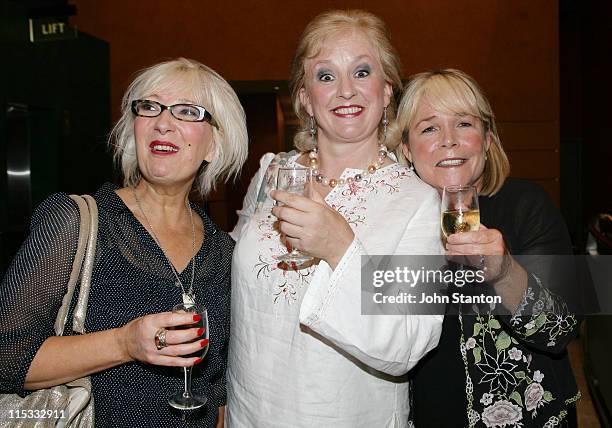 Jenny Eclair, Dillie Keane and Linda Robson during Opening of "Grumpy Old Women" Live at Capitol Theatre in Sydney, NSW, Australia.