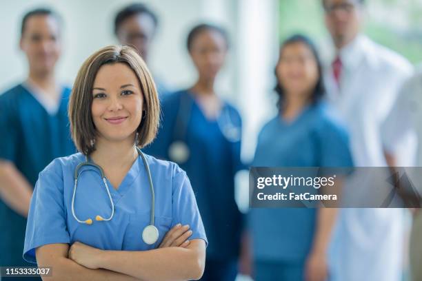 medical doctor or nurse - resident stock pictures, royalty-free photos & images