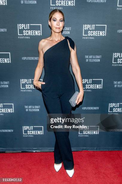 Jenna Elfman attends the "Fear The Walking Dead" Season 5 Premiere during the 2019 Split Screens TV Festival at IFC Center on June 02, 2019 in New...